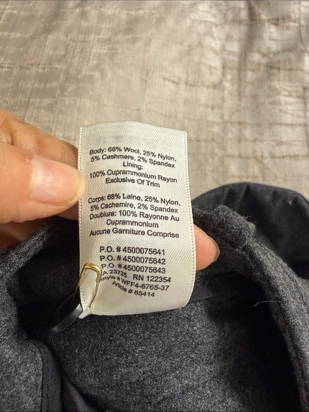 Wilfred Gray Wide-Leg Capris - Picture 7 of 7